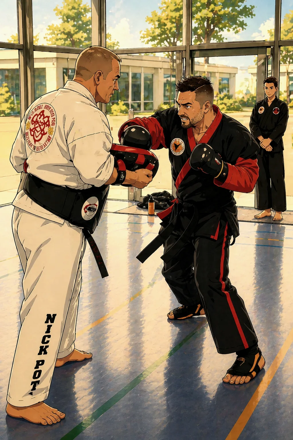 Seniors martial arts class at Inception Academy in Halswell, Christchurch